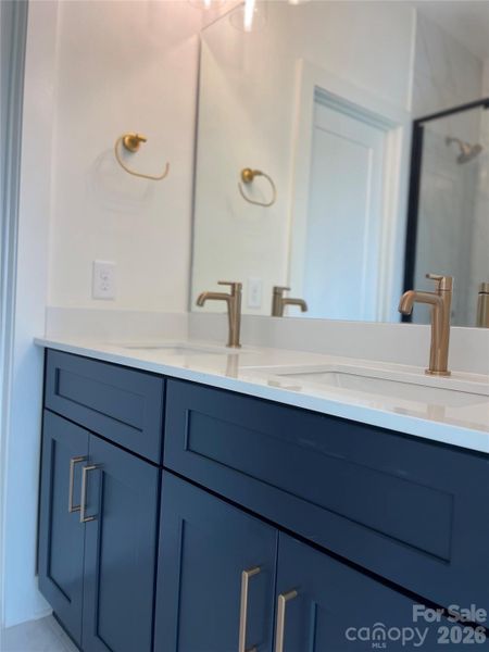Upgraded Gold Hardware - Primary Bathroom Upgraded Gold Hardware - Primary Bathroom