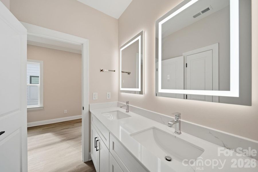 Furnished interior view inside a new home in , Charlotte (Image 33).