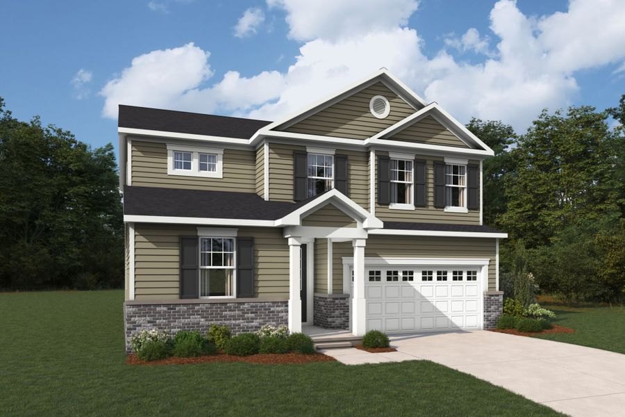 Representative exterior photo of a completed home built from the Sequoia by Mattamy Homes in Waxhaw Landing, Monroe, NC (Image 1). Representative exterior photo of a completed home built from the Sequoia by Mattamy Homes in Waxhaw Landing, Monroe, NC (Image 1).