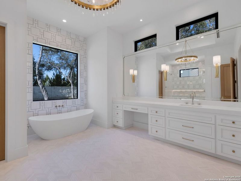 Furnished interior view inside a new home in , San Antonio (Image 6).