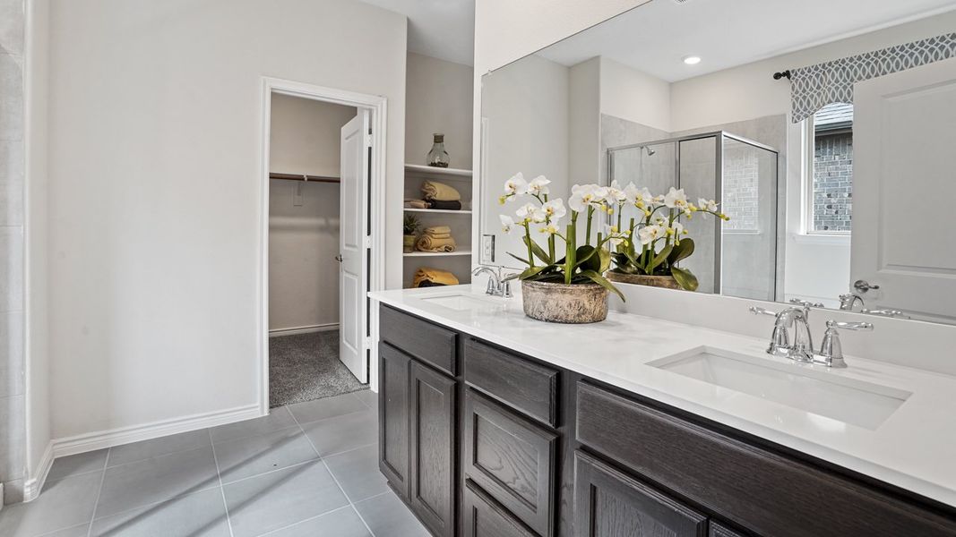 Furnished interior view inside a new home in Lakewood Trails, Forney (Image 19).