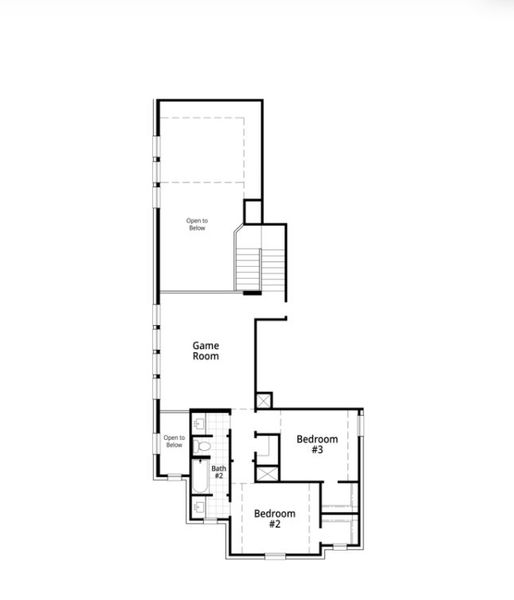2D floor plan layout for the Easton Plan by Highland Homes in Prominence, San Antonio, TX (Image 24). 2D floor plan layout for the Easton Plan by Highland Homes in Prominence, San Antonio, TX (Image 24).