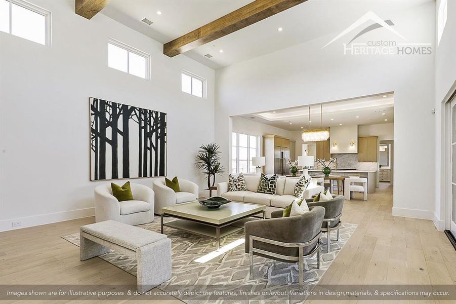 Furnished interior view inside a new home in , Westlake (Image 4). Furnished interior view inside a new home in , Westlake (Image 4).