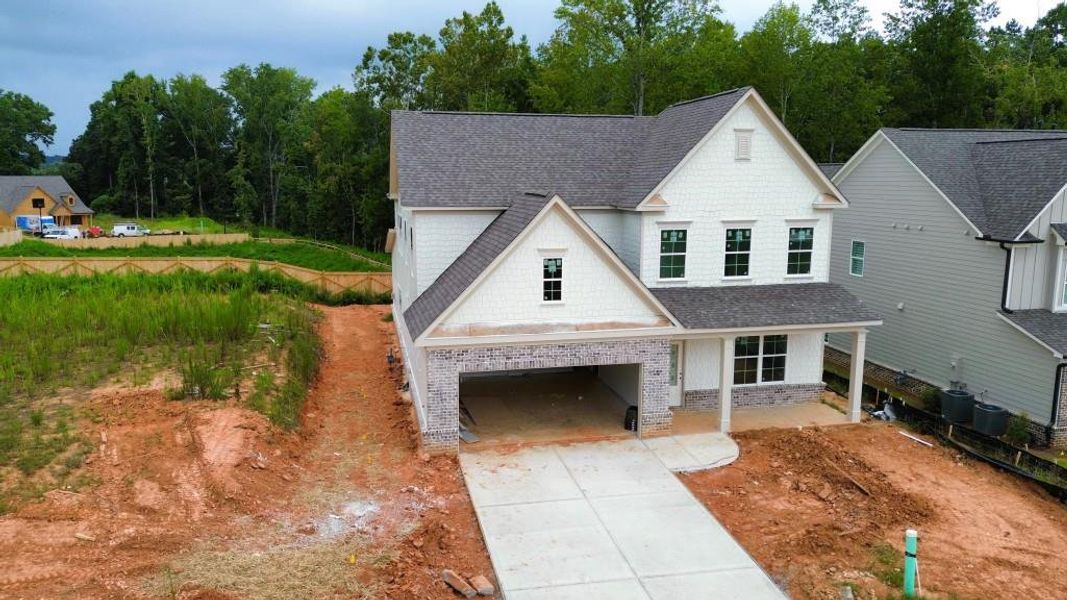 In-progress construction of a new home in Hemingway, Flowery Branch, GA (Image 26).
