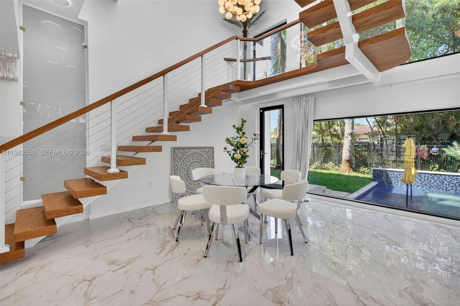 Furnished interior view inside a new home in , Biscayne Park (Image 35).