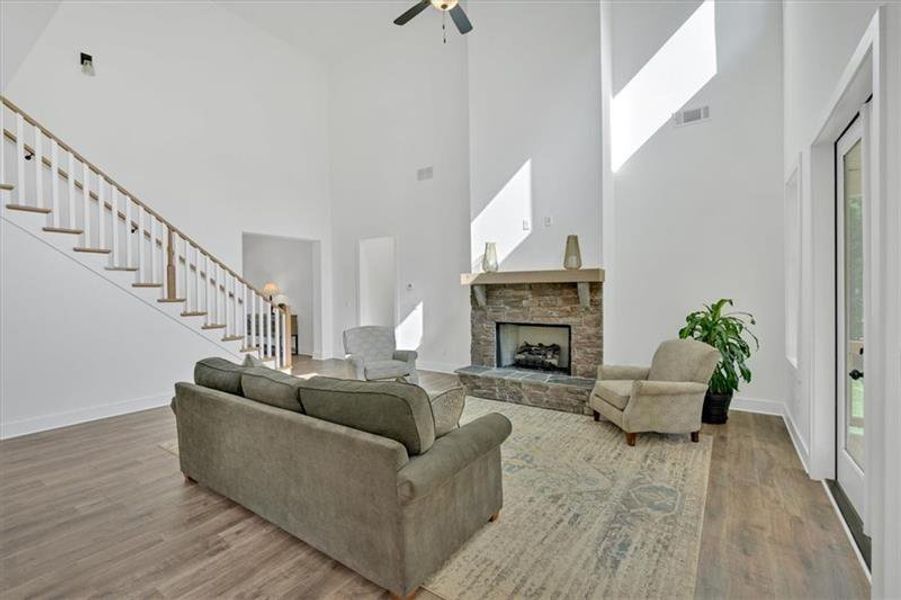 Furnished interior view inside a new home in , Cartersville (Image 14).