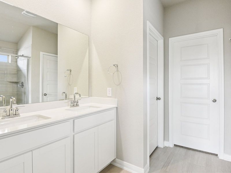 Furnished interior view inside a new home in Comanche Ridge, San Antonio (Image 6).