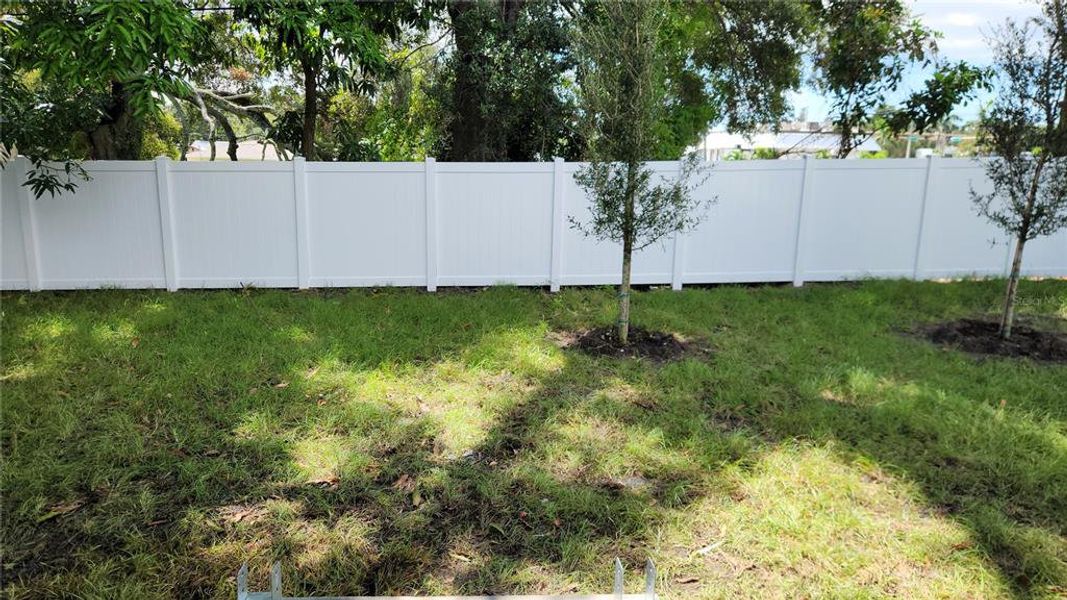 Fully Fenced Yard