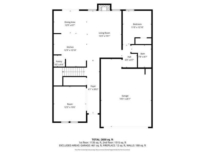 2D floor plan layout of this home in , Loganville, GA (Image 7).