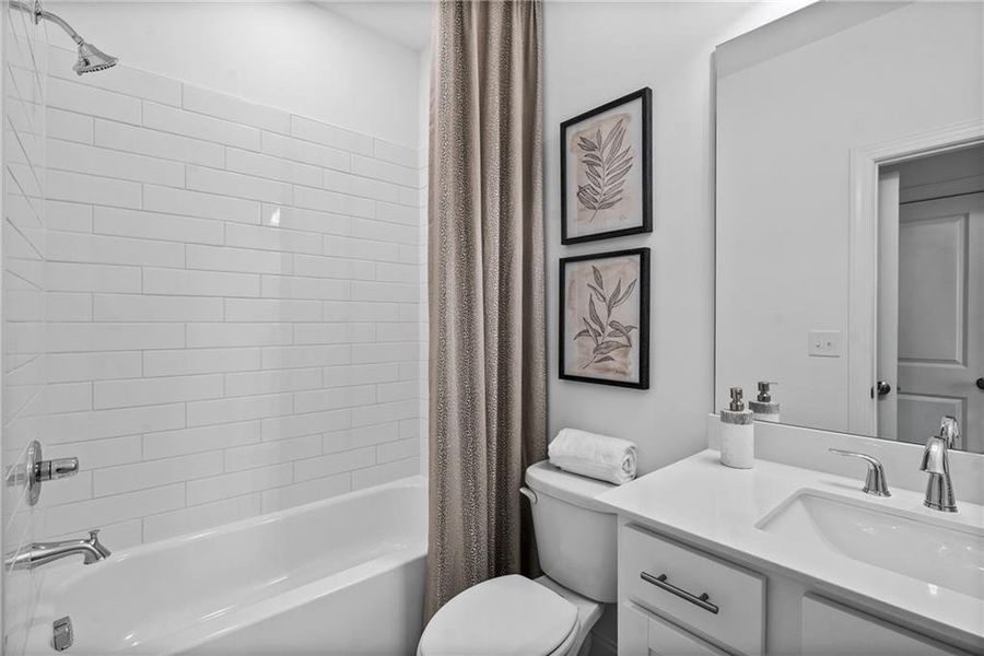 Furnished interior view inside a new home in Market Square at Sawnee Village, Cumming (Image 21).