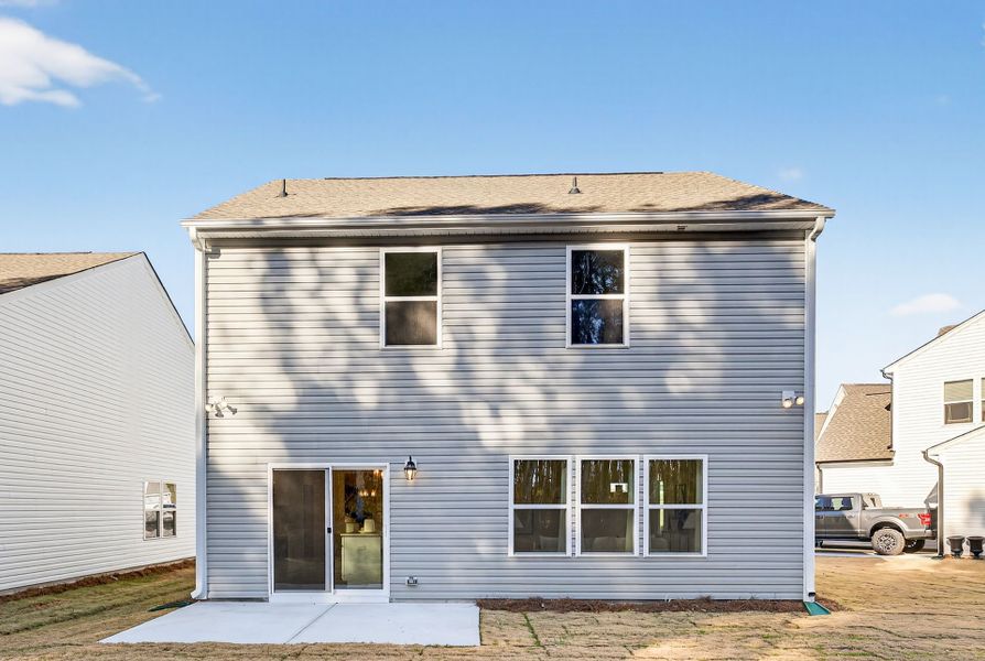 Exterior details and patio area of a home in Nathans Ridge, Lillington (Image 23).
