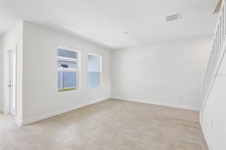 Spacious, unfurnished interior of a new home in Cyrene at Harmony, St. Cloud (Image 13). Spacious, unfurnished interior of a new home in Cyrene at Harmony, St. Cloud (Image 13).