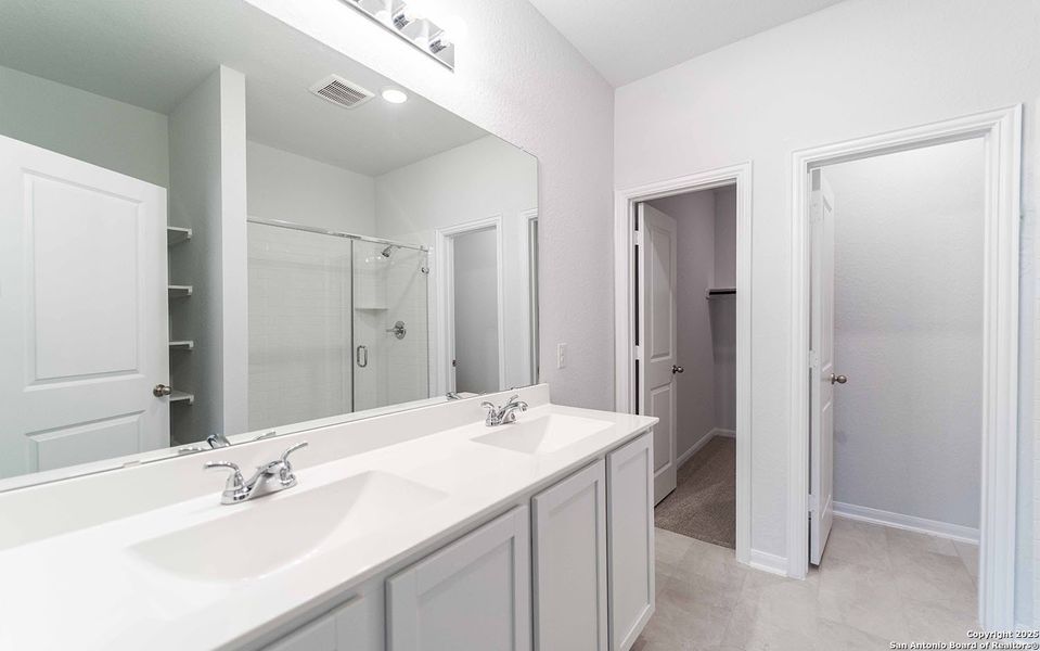 Furnished interior view inside a new home in Morgan Meadows, San Antonio (Image 2).