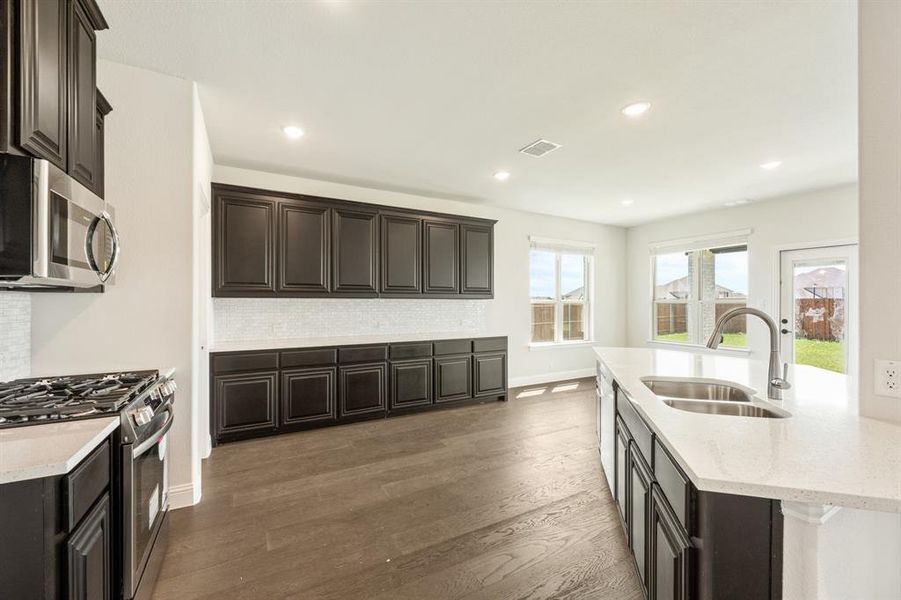 Furnished interior view inside a new home in Homestead at Daniel Farms Phase 2, DeSoto (Image 10). Furnished interior view inside a new home in Homestead at Daniel Farms Phase 2, DeSoto (Image 10).