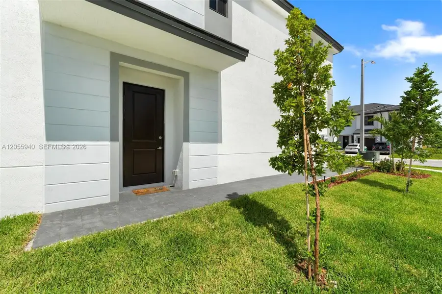 Exterior details and patio area of a home in , Homestead (Image 3). Exterior details and patio area of a home in , Homestead (Image 3).