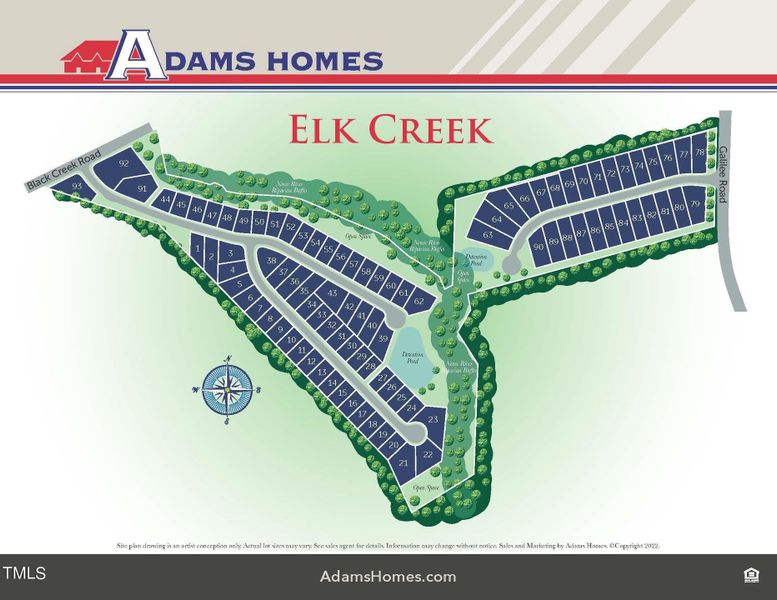 Elk Creek map