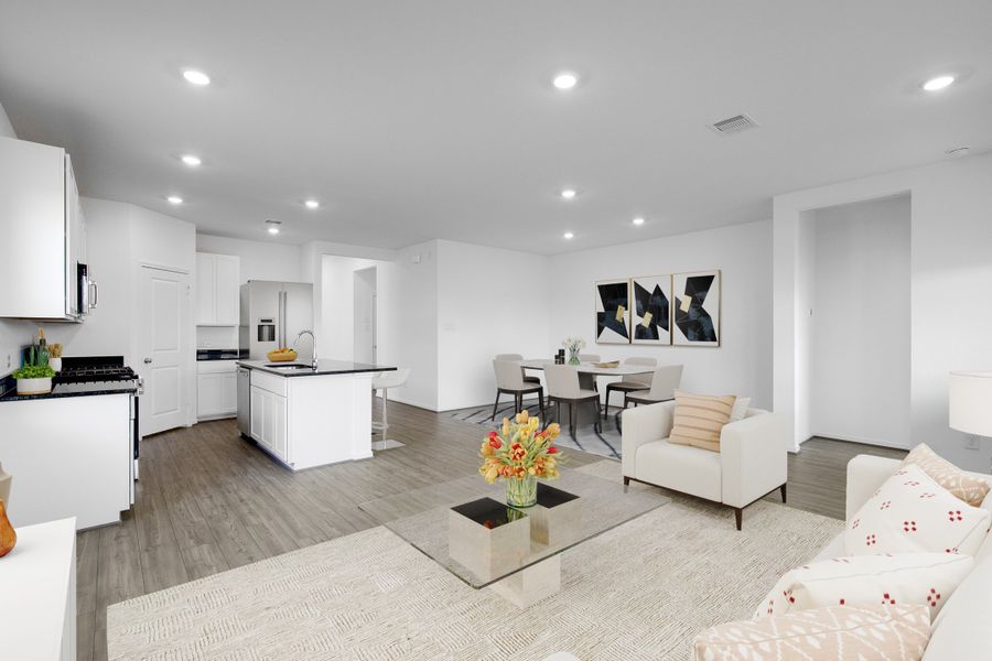 Furnished interior view inside a new home in Hockley Meadows, Hockley (Image 10).