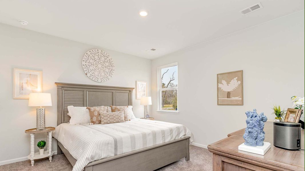 Furnished interior view inside a new home in The Bluffs at Mill Creek, Florence (Image 10).