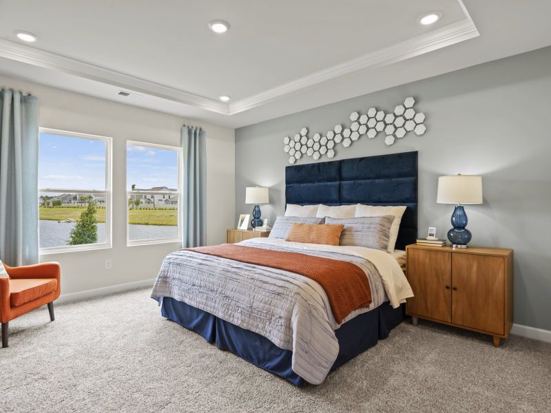 Furnished interior view inside a new home in Cypress Ridge - The Boardwalk Series, Longs (Image 6).