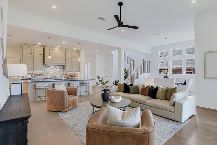 Family Room (Staged)