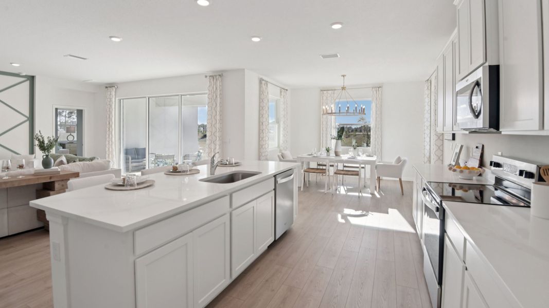Furnished interior view inside a new home in Tartan Farms at Winding Oaks, Ocala (Image 7).
