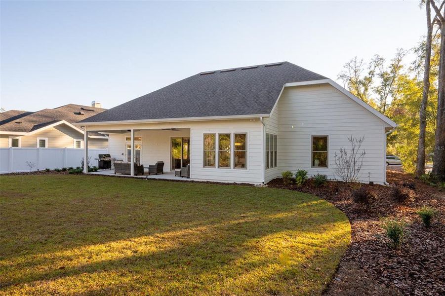 Exterior details and patio area of a home in , Newberry (Image 23). Exterior details and patio area of a home in , Newberry (Image 23).