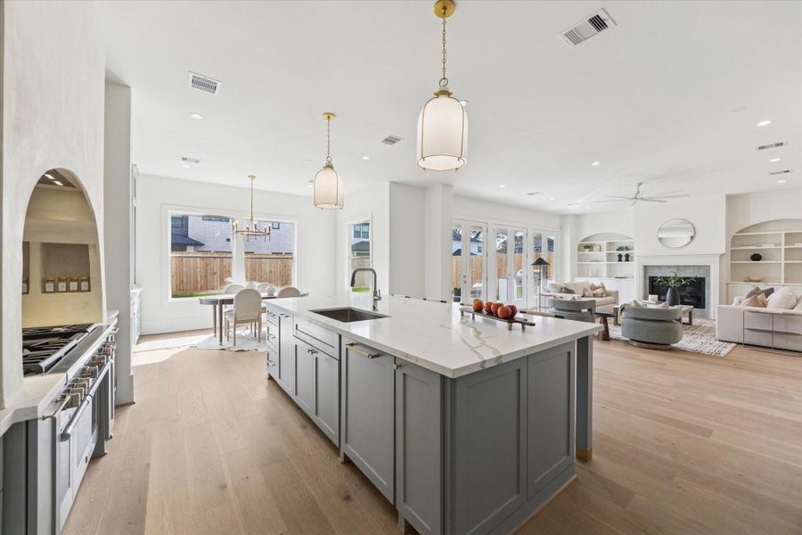 Furnished interior view inside a new home in , Houston (Image 7).