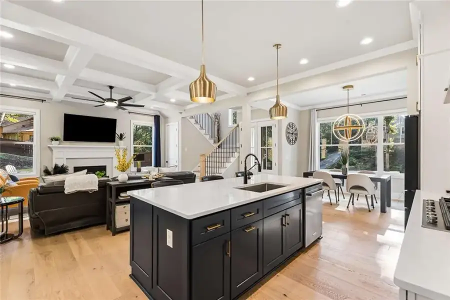 Furnished interior view inside a new home in , Smyrna (Image 11).