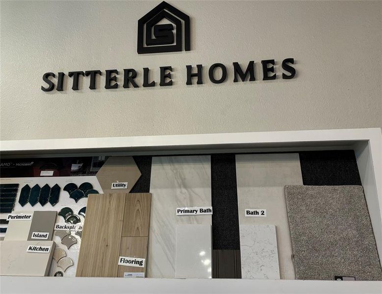 Interior Selections - Please confirm with Sitterle Homes Sales Professional.