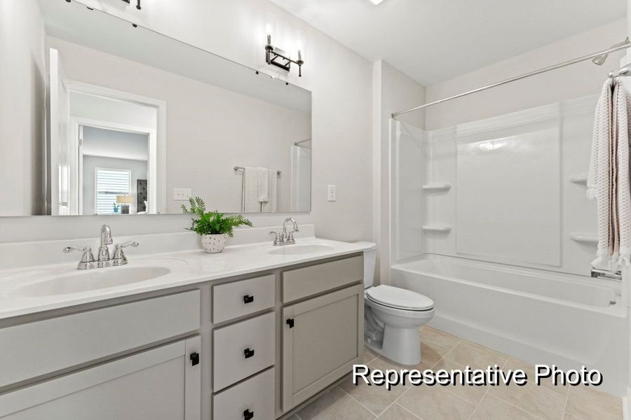 Furnished interior view inside a new home in Reedy Fork Middleton, Greensboro (Image 9).