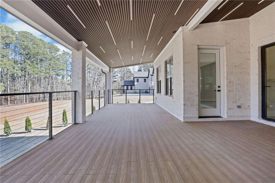 Exterior details and patio area of a home in , Milton (Image 4).