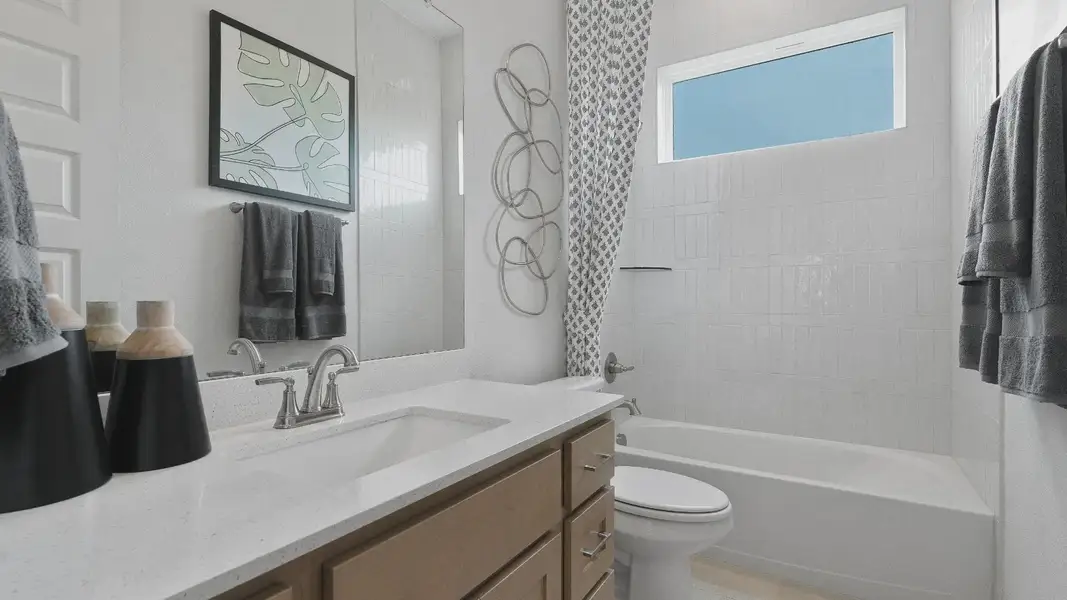 Representative furnished interior of a home built from the Maddy by Chesmar Homes in Santa Rita Ranch, Liberty Hill (Image 4).