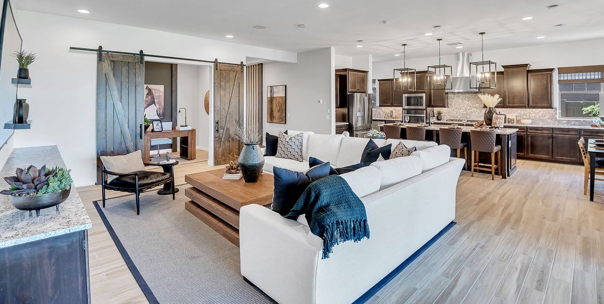 Furnished interior view inside a new home in Palo Verde at North Creek, Queen Creek (Image 6).