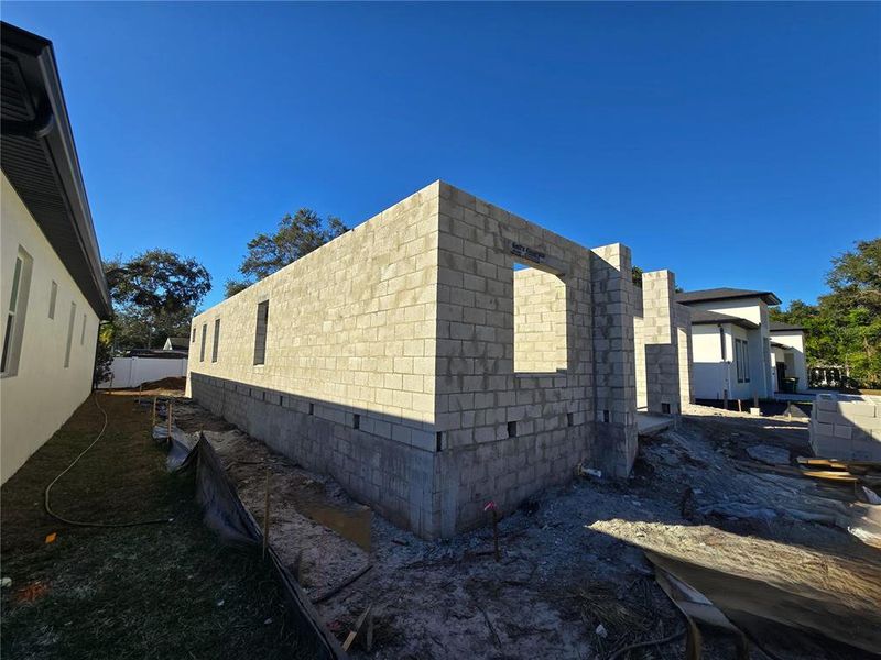 In-progress construction of a new home in , Clearwater, FL (Image 24). In-progress construction of a new home in , Clearwater, FL (Image 24).