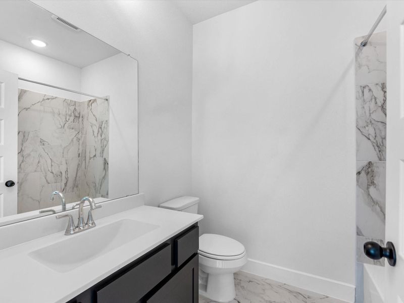 Furnished interior view inside a new home in Harvest Green, Richmond (Image 3).