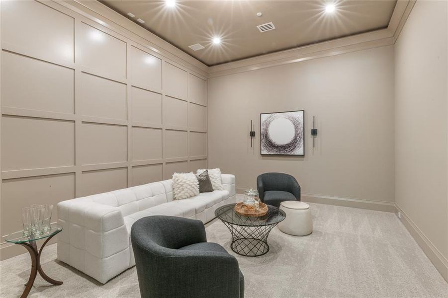 Furnished interior view inside a new home in , Dallas (Image 8). Furnished interior view inside a new home in , Dallas (Image 8).