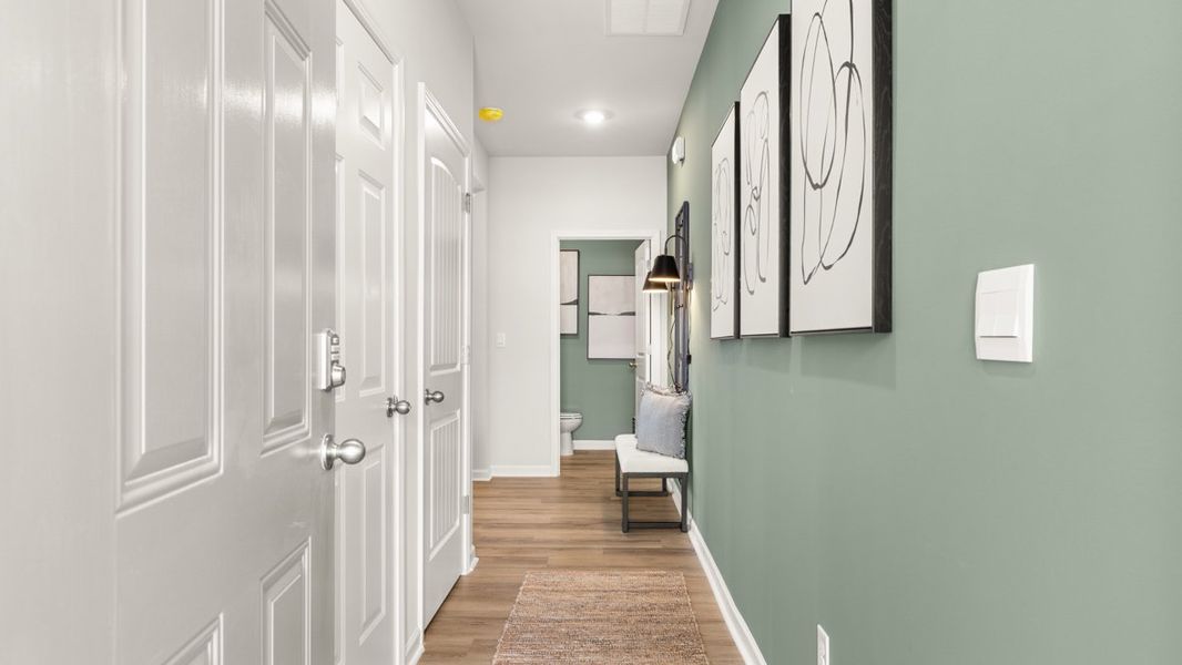 Representative furnished interior of a home built from the Sudbury by D.R. Horton in Carlton, Douglasville (Image 6).