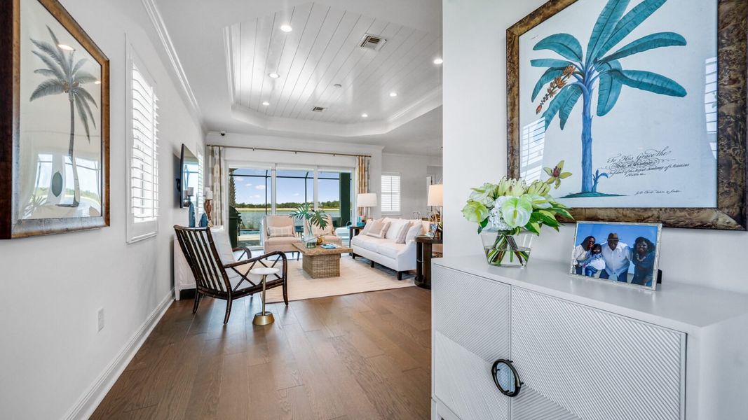 Furnished interior view inside a new home in SkySail, Naples (Image 7).