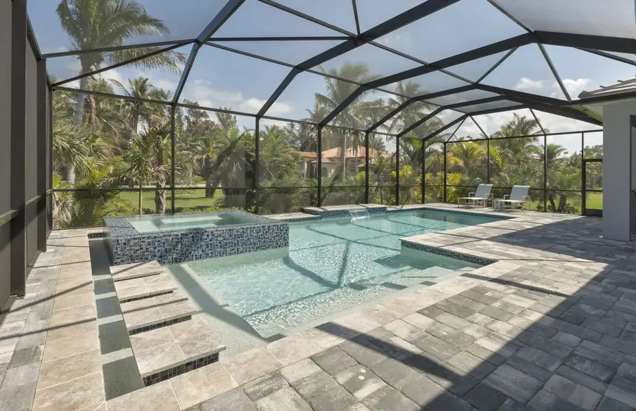 Representative exterior details of a home built from the Kiawah 2 by Neal Communities in Verandah, Fort Myers (Image 3).
