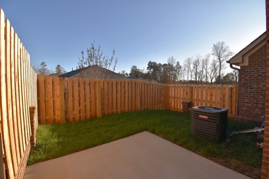 Representative exterior details of a home built from the Cayman X by Keystone Homes NC in Trellises, High Point (Image 4).