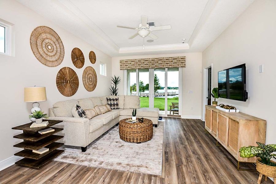 Furnished interior view inside a new home in The Sanctuary – Coastal Collection, Punta Gorda (Image 5).