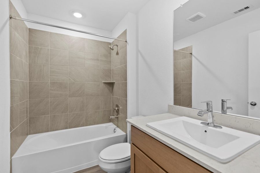 Furnished interior view inside a new home in Cypress Green, Tomball (Image 6).