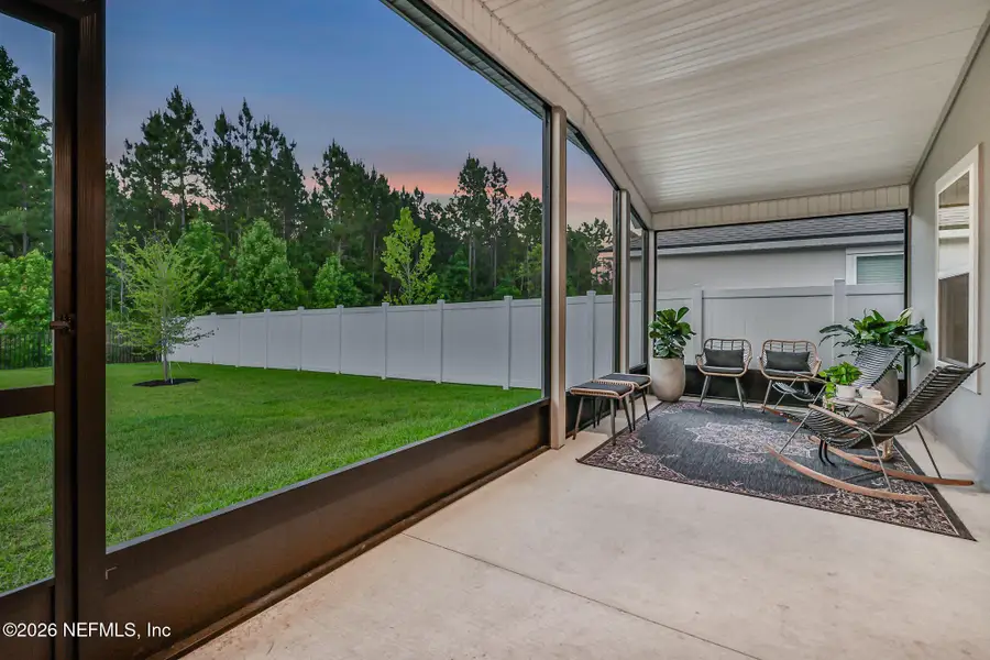Exterior details and patio area of a home in Cross Creek, Green Cove Springs (Image 30).