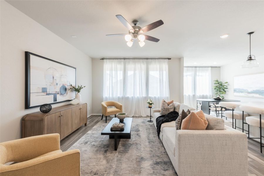 Furnished interior view inside a new home in Dellrose, Hockley (Image 16). Furnished interior view inside a new home in Dellrose, Hockley (Image 16).