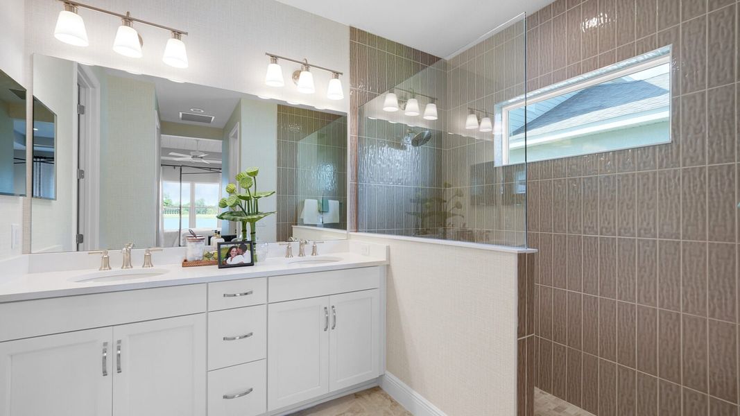 Furnished interior view inside a new home in Wildleaf, Parrish (Image 17).