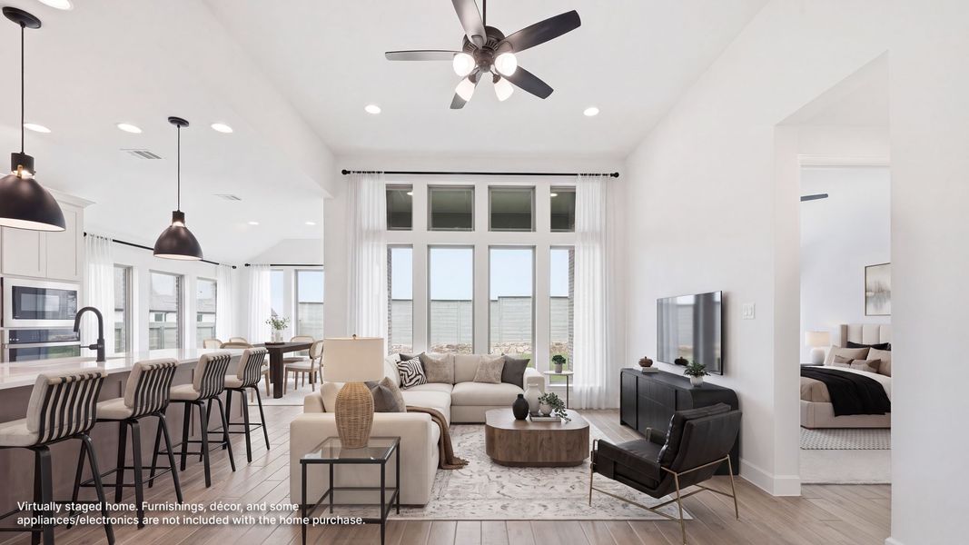 Furnished interior view inside a new home in Ramble, Celina (Image 7). Furnished interior view inside a new home in Ramble, Celina (Image 7).