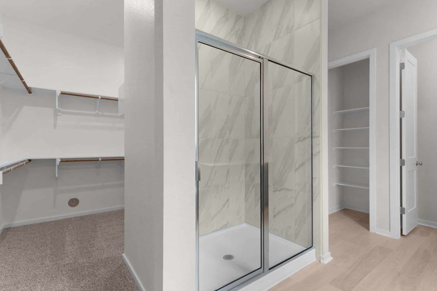 Furnished interior view inside a new home in University Heights, Round Rock (Image 9).