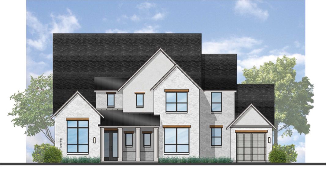 Representative rendering of the exterior for the Livorno Plan by Highland Homes (Image 20). Representative rendering of the exterior for the Livorno Plan by Highland Homes (Image 20).