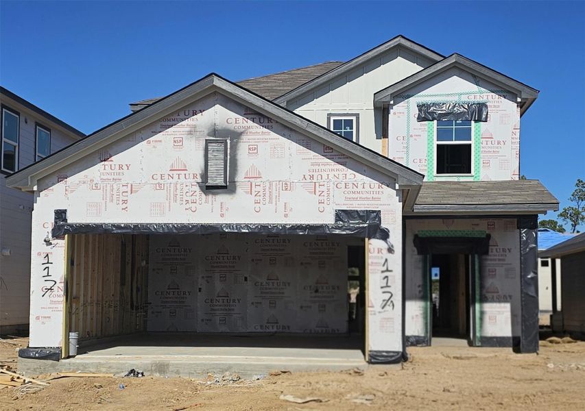 In-progress construction of a new home in Lonestar Collection at Maple Woods, Hockley, TX (Image 20).