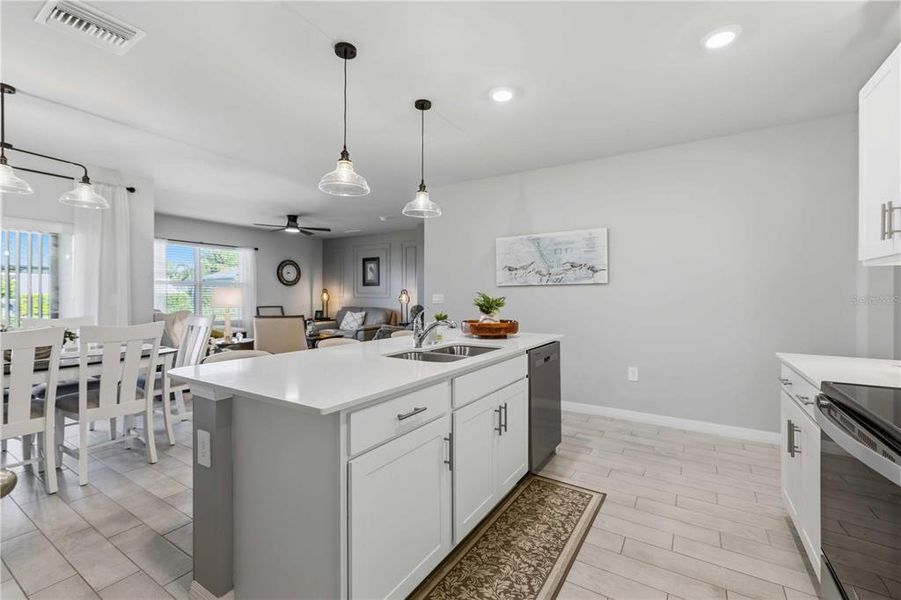 Furnished interior view inside a new home in Burnt Store Village, Punta Gorda (Image 22).